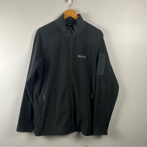 Marmot men’s Polartec Fleece Jacket Full-Zip Black Large